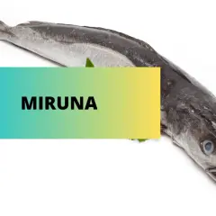 Cała ryba, z napisem "MIRUNA", wygląda apetycznie. Czy to miruna czy tilapia?