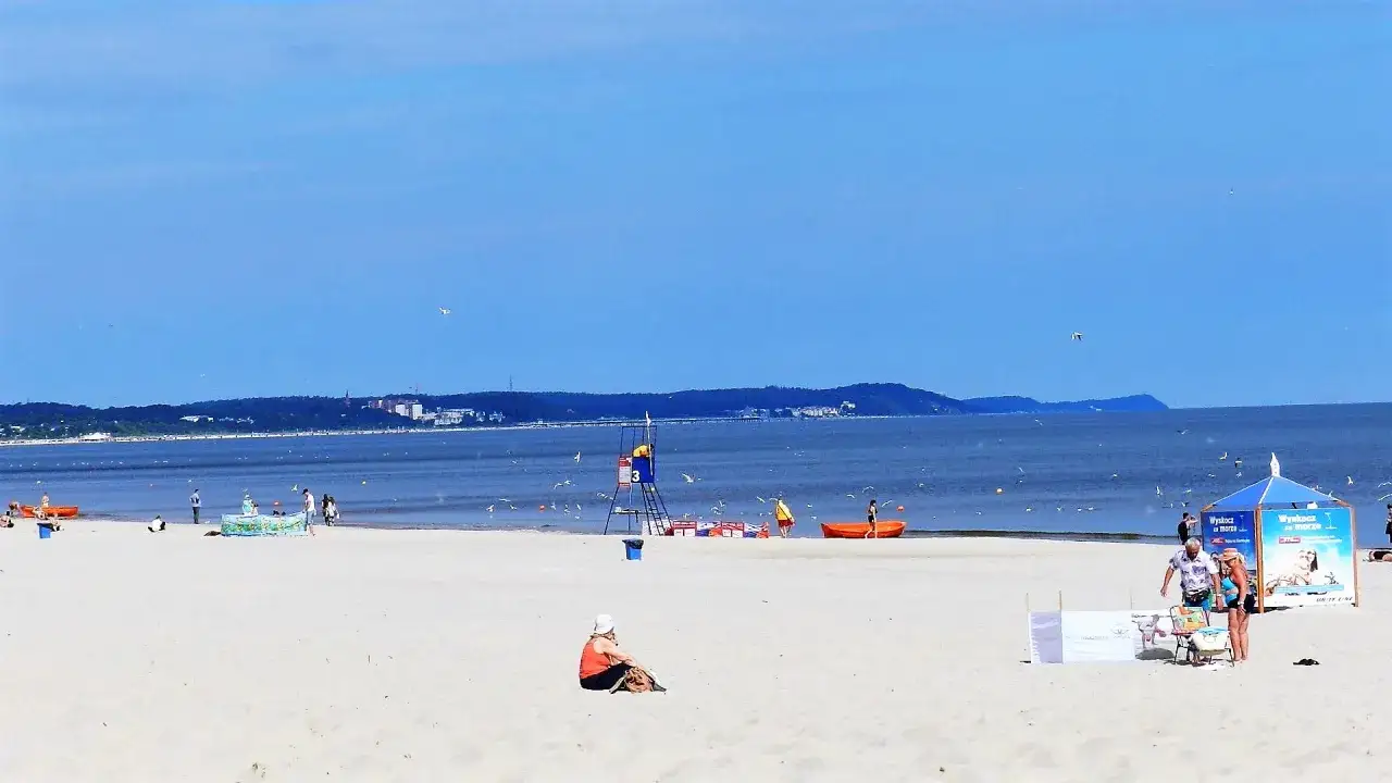 plaża błękitna flaga polska